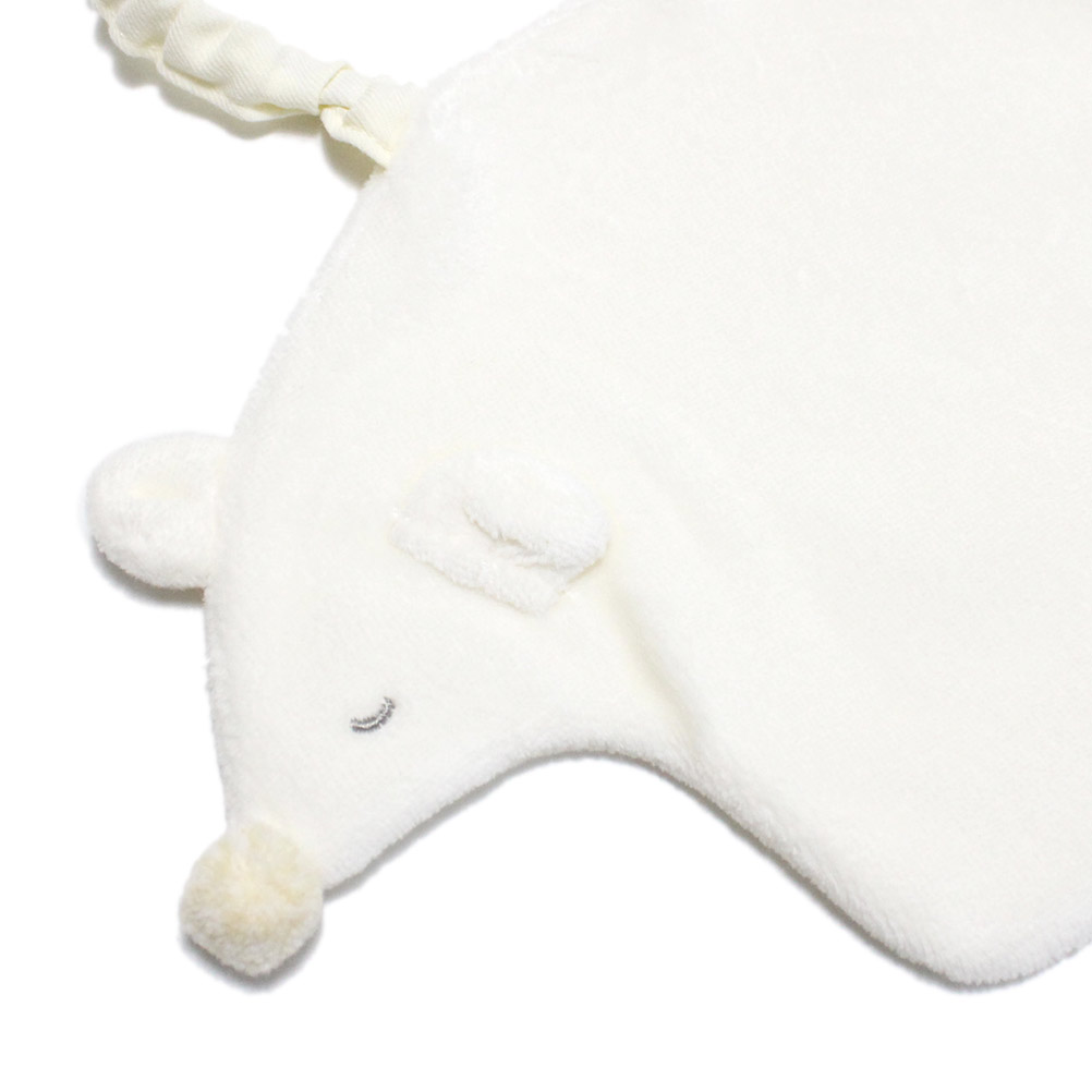 子供服ミリバールの【mocmof/モクモフ/ベビー/出産祝い】 セール 【50%OFF】 ぬいぐるみスタイ くま(BE)｜アングル3