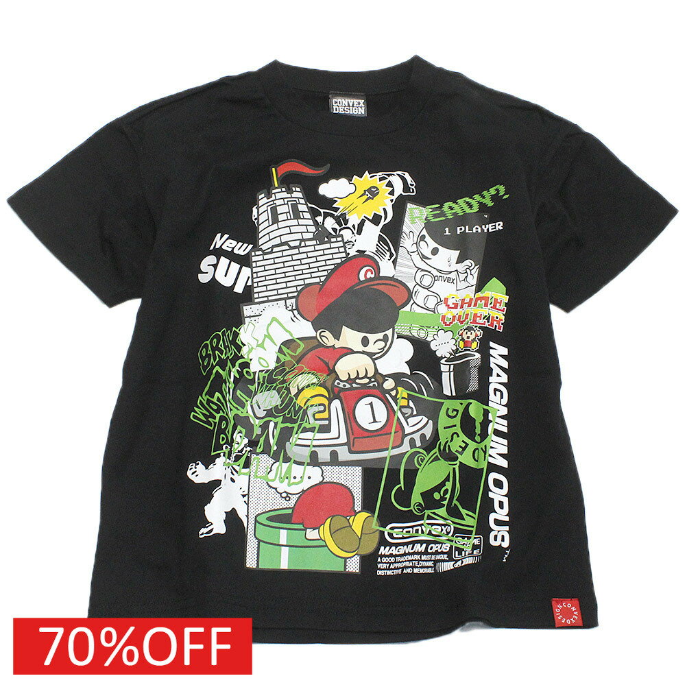 【コンベックス/CONVEX/子供服/ジュニア/キッズ】 セール 【70%OFF】 レーシング/WIDE-T クロ(5)