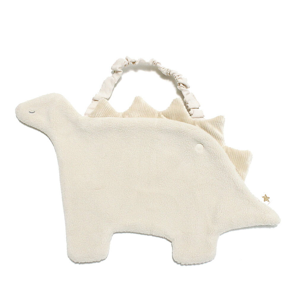 【mocmof/モクモフ/ベビー/出産祝い】 恐竜スタイ アイボリー(IV)