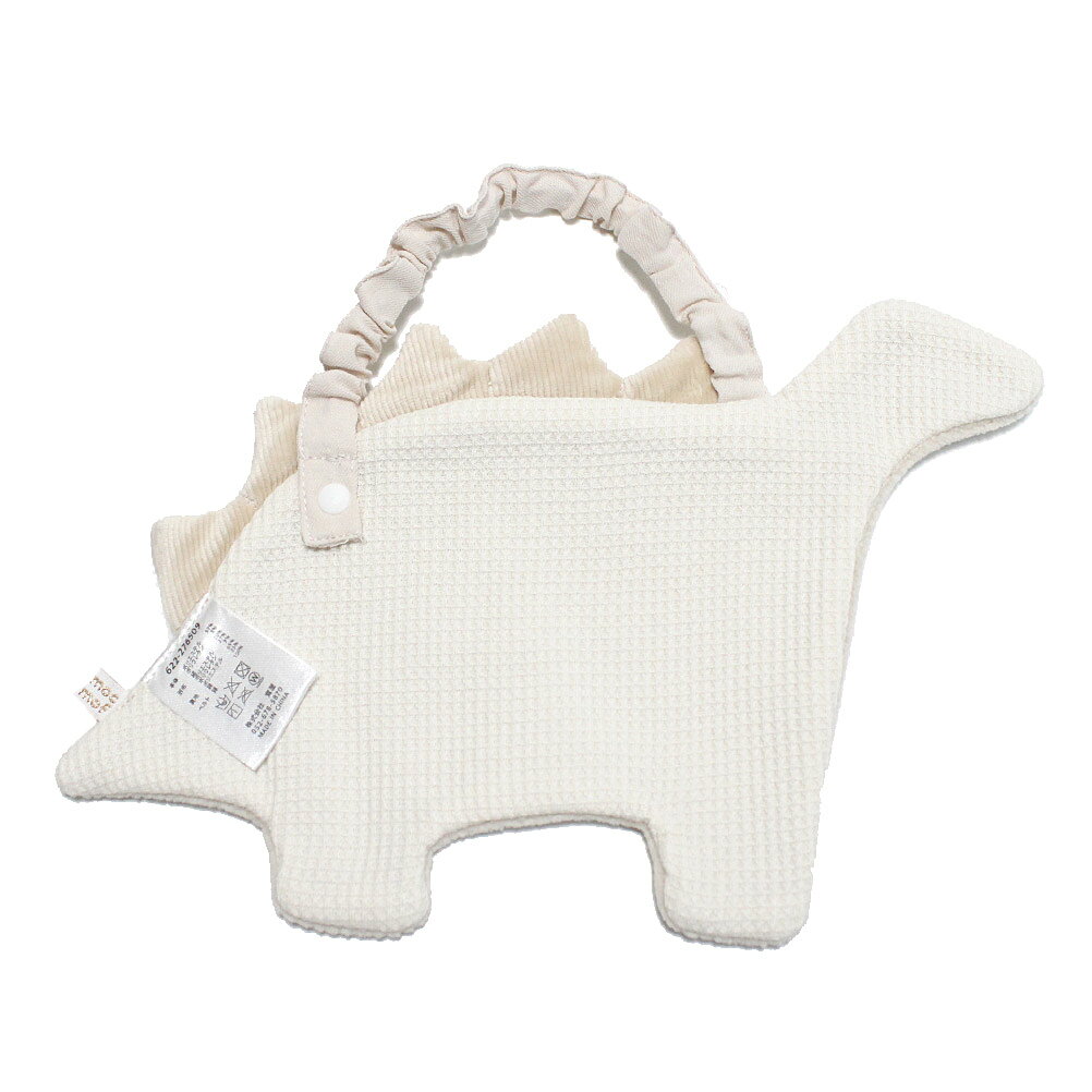 子供服ミリバールの【mocmof/モクモフ/ベビー/出産祝い】 セール 【50%OFF】 恐竜スタイ アイボリー(IV)｜アングル2