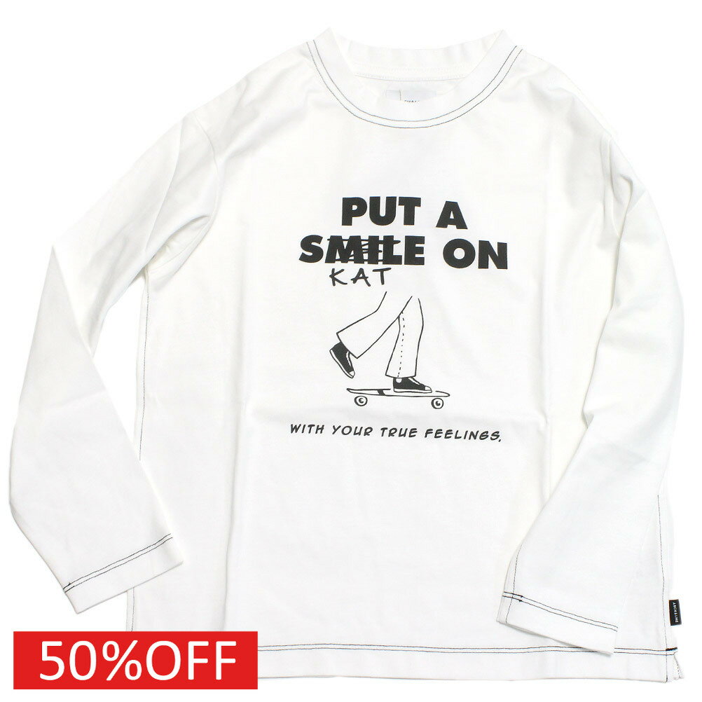 樂天商城 - 【アーチ＆ライン/ARCH＆LINE/子供服/アーチアンドライン/親子】 セール 【50%OFF】 OG SKATE　Tシャツ ホワイト(11)