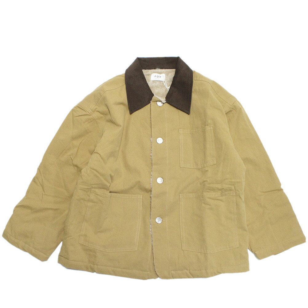 【FOV/フォブ/こども服/キッズ/親子/カジュアル】 カバーオールジャケット ベージュ(BE)