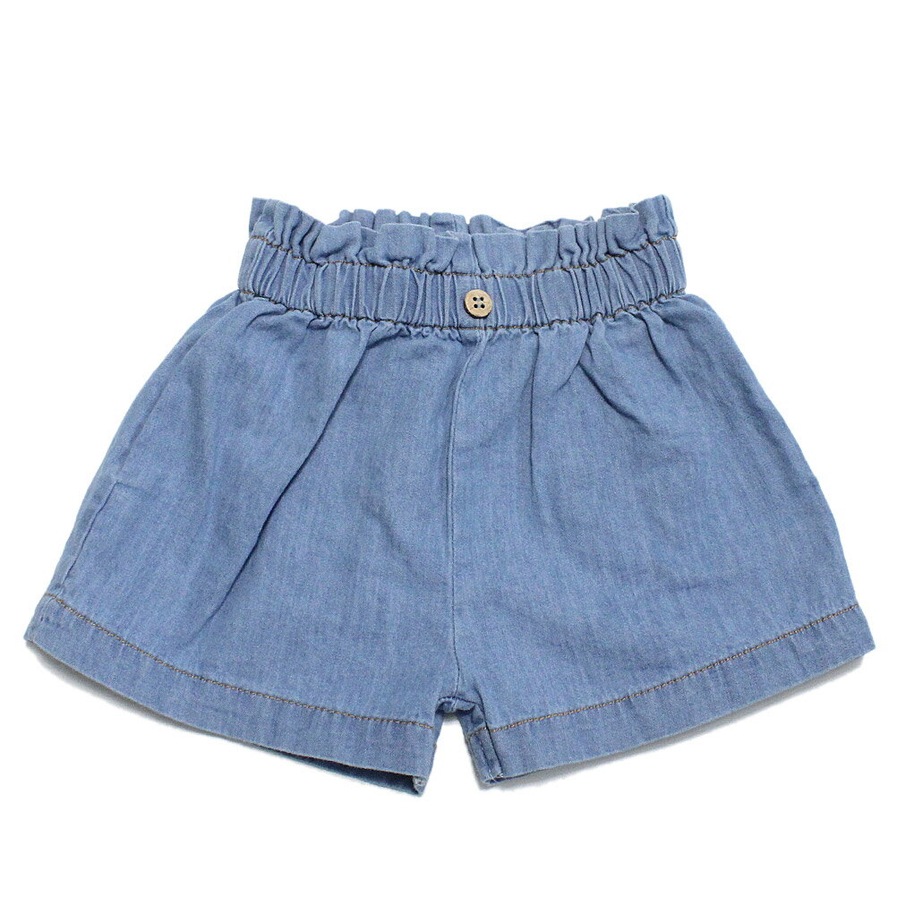 “ワンモア イン ザ ファミリー”のFIORELLA(デニムパンツ)・どんなトップスとも相性バッチリなデニムパンツ・軽やかな穿き心地のシャンブレー素材・ハイウエストですっきりとしたシルエットがポイント◎・お替えしやすいウエストゴム仕様で着脱...