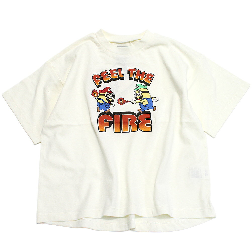 Rakuten - 【ocean＆ground/オーシャンアンドグラウンド/子供服/ベビー/キッズ/ジュニア】 FUN!FUN!FUN!プリントTシャツ キナリ(KN)