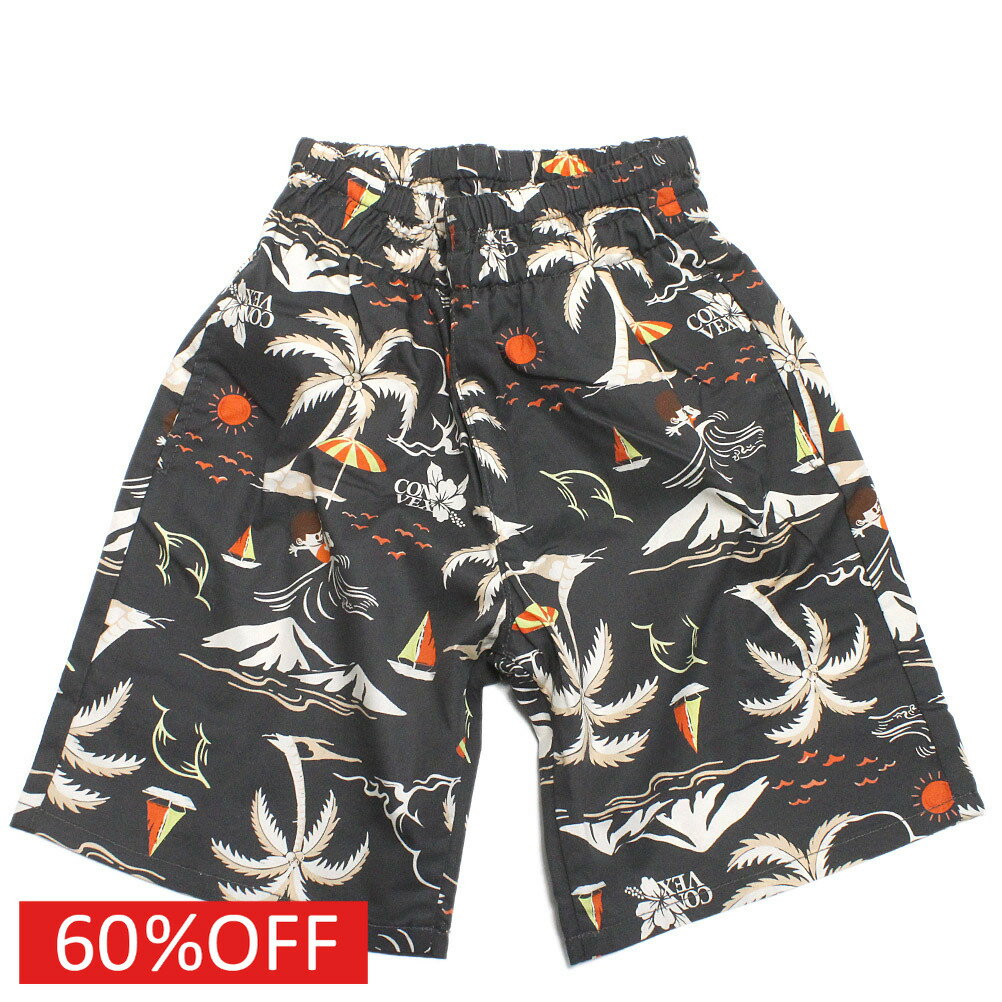 “コンベックス”の総柄ワイドショートパンツ・カラーごとに異なる総柄デザイン・コットン素材で滑らかな肌触り・ウエストは着脱しやすい総ゴム仕様・便利な4ポケット仕様【ご注意】着用画像は撮影時の環境の為、実際の色と異なる可能性がございます。実物の...