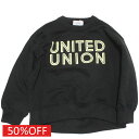【FOV/フォブ/こども服/キッズ/親子/カジュアル】 セール 【50%OFF】 UNITED ビッグトレーナー ブラック(BK)