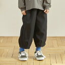 【子供服/ジュニア/アンディニー/undeny./キッズ/大人/女の子】 タックバレルパンツ【9月入荷予定】 ブラック(BK)