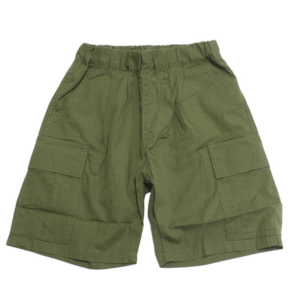 樂天商城 - 【ocean＆ground/オーシャンアンドグラウンド/子供服/ベビー/キッズ/ジュニア】 カーゴショートパンツ オリーブ(OL)
