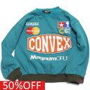 【コンベックス/CONVEX/子供服/ジュニア/キッズ】 セール 【50%OFF】 アップリケ トレーナー ブルー(7)