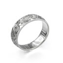 ハワイアンジュエリー オーダーメイド リング 幅4mm 厚み2mm バレル シルバー925 カレイキニ ノーエッジ オーダーメイド リング 指輪 結婚指輪 マリ...