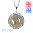 ハワイアンジュエリー ネックレス ハワイアンジュエリー シルバー ネックレス 刻印無料 誕生石入れ可(有料) バストークン コイン フラダンサー ロジウムコーテ...
