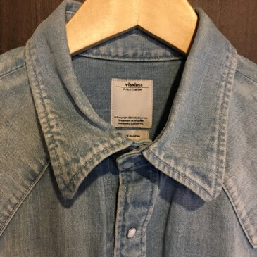 VISVIM ビズビムDENIM WESTERN SHIRTデニム ウエスタン シャツサイズ：3 INDIGO/インディゴ【中古】【送料無料】【1703】【0314】