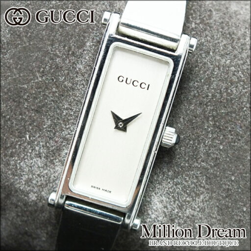 GUCCI グッチ 腕時計レディースウォッチ 1500Lホワイト文字盤 シルバー中古 GUCCI グッチ 腕時計レディースウォッチ 1500Lホワイト文字盤 シルバー中古