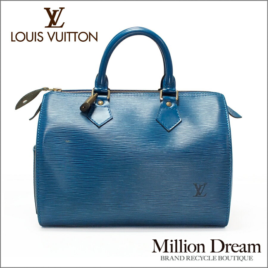 LOUIS VUITTON 륤ȥ ԥԡǥ25 M43015 ֥롼  ϥɥХå ܥȥХå ̵