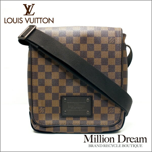 LOUIS VUITTON ルイヴィトンダミエ ショルダーバッグブルックリンPM N51210中古 送料無料