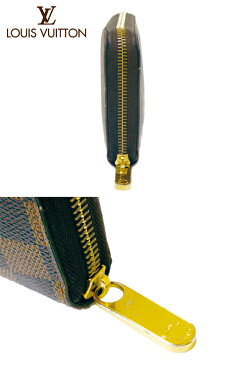 LOUIS VUITTON ルイヴィトン ダミエジッピーウォレット N60015送料無料 【中古】