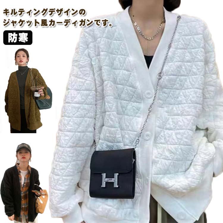 樂天商城 - キルティングジャケット レディース ノーカラー ジャケット 中綿入り 中綿ジャケット カーディガン トップス パーカー 秋 冬 長袖 ライトアウター 防寒 羽織り 暖かい あったか 大人 大きいサイズ ゆったり 体型カバー 30代 40代 50代 M L XL 2XL 3XL