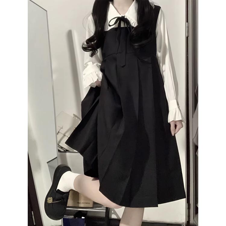 ジャンスカ ワンピース ジャンパースカート ジャンスカ レディース サロペットスカート ハイウエスト サロペット ミニワンピース 膝丈 オーバーオール ミニ丈 プリーツスカート オールインワン ミニスカート サロペスカート 春夏秋 学生 大人 可愛い 黒 ブラック