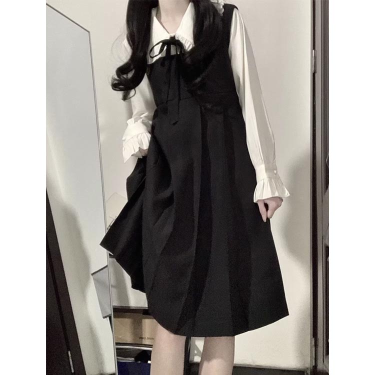 ジャンスカ ワンピース ジャンパースカート ジャンスカ レディース サロペットスカート ハイウエスト サロペット ミニワンピース 膝丈 オーバーオール ミニ丈 プリーツスカート オールインワン ミニスカート サロペスカート 春夏秋 学生 大人 可愛い 黒 ブラック