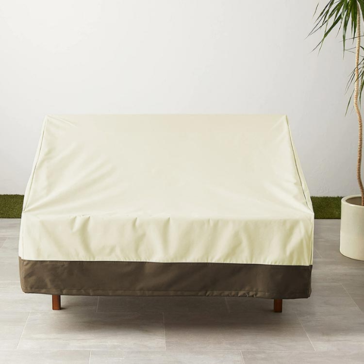 屋外 庭 保護カバー カバー 防水 防水カバー 防塵カバー ベンチ 椅子 家具 汚れ 雨 家具 風 梅雨対策 家具カバー 家具 雪 オックスフォード生地 大型パティオセットカバー UVカット 屋外 庭 家電 設備 紫外線 [2]