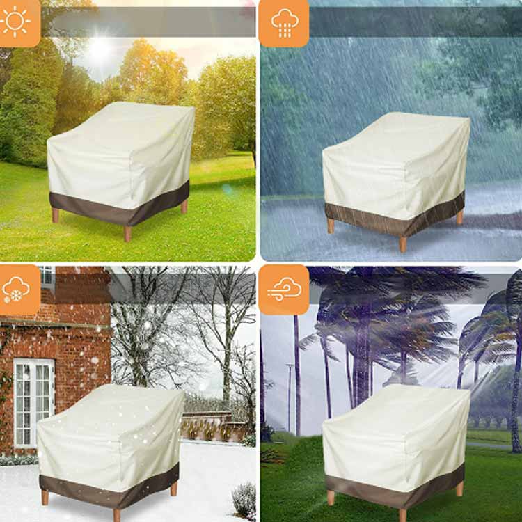 屋外 庭 保護カバー カバー 防水 防水カバー 防塵カバー ベンチ 椅子 家具 汚れ 雨 家具 風 梅雨対策 家具カバー 家具 雪 オックスフォード生地 大型パティオセットカバー UVカット 屋外 庭 家電 設備 紫外線 [3]