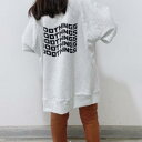 グレー ロゴ ロンT Tシャツ 長袖 トップス 薄手 子供服 こども服 こどもふく 韓国子供服 ベビー キッズ 女の子 男の子 春 夏 秋 冬 100cm 可愛い お洒落(4)