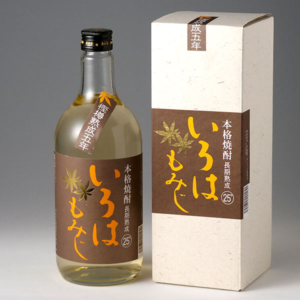 楽天健康美食計画いろはもみじ 樫樽熟成5年 25度 720ml【かしだる/米焼酎/父の日/誕生日/お祝い/ギフト/通販】