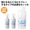 【お得な送料無料セット】ウイルスヴァリアノヴァ 気になるところにスプレーするタイプのお得なセットB(液体消臭ミストタイプ300ml×2本+詰替え用2000ml×...