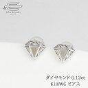 \ポイント最大15倍!17日(日)23:59まで/K18WG ピアス ダイヤモンド 0.12ct ダイヤモンド モチーフ 日本製 送料無料 | 30代 40代 50代 60代 70代 80代 誕生日 プレゼント 妻 彼女 母 4月 誕生石 母の日 おしゃれ 18金ホワイトゴールド