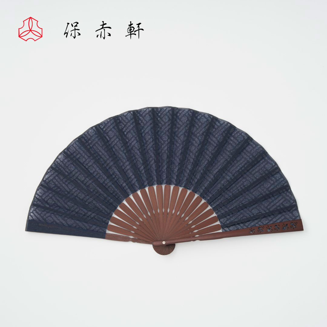 【扇子】 保赤軒 【六瓢彫】 日本企画 桐箱 扇子袋セット 紳士高級扇子 縁起物 伝統文様 プレゼント 男性 女性 ギフト 父の日 母の日 ..