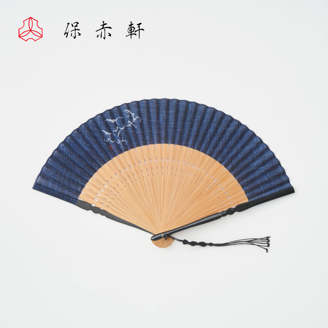 Rakuten - 【扇子】 保赤軒 【左馬親子】 日本企画 桐箱 扇子袋セット 紳士高級扇子 縁起物 伝統文様 馬柄 干支柄 プレゼント 男性 女性 ギフト 父の日 母の日 誕生日 昇進祝い 暑さ対策 クール ビジネス HOSEKKEN