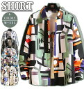 【期間限定3960円→2760円】カジュアルシャツ シャツ メンズ ハワイアンシャツ 長袖シャツ 総柄シャツ アロハシャツ おしゃれ 春物 夏物 30代 40代...