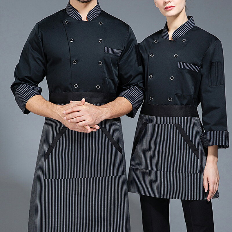コックコート 長袖 男女兼用 調理服 厨房服 コックシャツ シャツ コック服 飲食店 厨房 レストラン カフェ シェフ ユニフォーム キッチン 業務用 作業服 調理 制服 料亭 料理服 サービス業 イタリアン ホテル ケーキ パン おしゃれ 単品