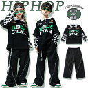 ★期間限定タイムセール★キッズ ダンス衣装 ポロシャツ 長袖 トップス かっこいい ワイドパンツ ジャズダンス ダンスウェア ヒップホップ おしゃれ 派手 ゆっ...