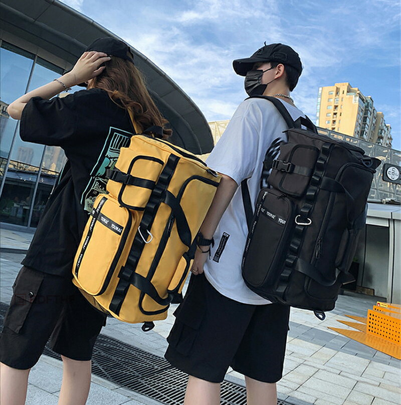 「72H限定300円OFF」リュック 大容量 メンズ レ ディース キッズ ボストンバッグ キャリーオンバッグ 男女兼用 旅行バッグ 修学旅行 宿泊学習 スポーツ アウトドア キャンプ部活 レジャー おしゃれ 斜めかけ 4way 3way バッグパック 撥水加工 シューズポケット トラベル mimiart888-10007062 33ART サンプル画像3