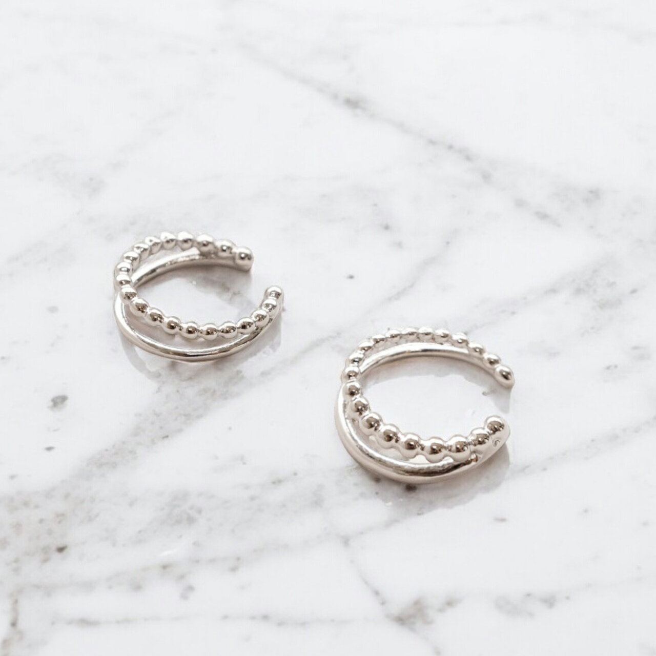 【在庫限り★残1個】イヤーカフ 両耳 deux 2個 セット レディース メンズ シンプル アクセサリー 誕生日プレゼント 誕生日 プレゼント ギフト 女性 彼...