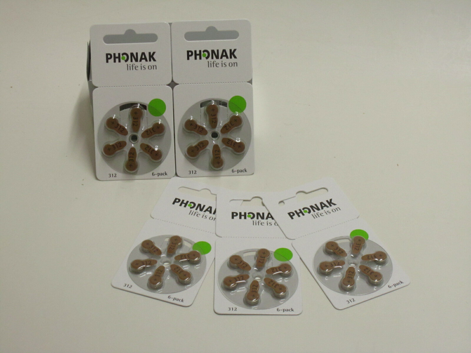 PR41(312)フォナック 補聴器用空気電池 5パック 宅配便送料無料