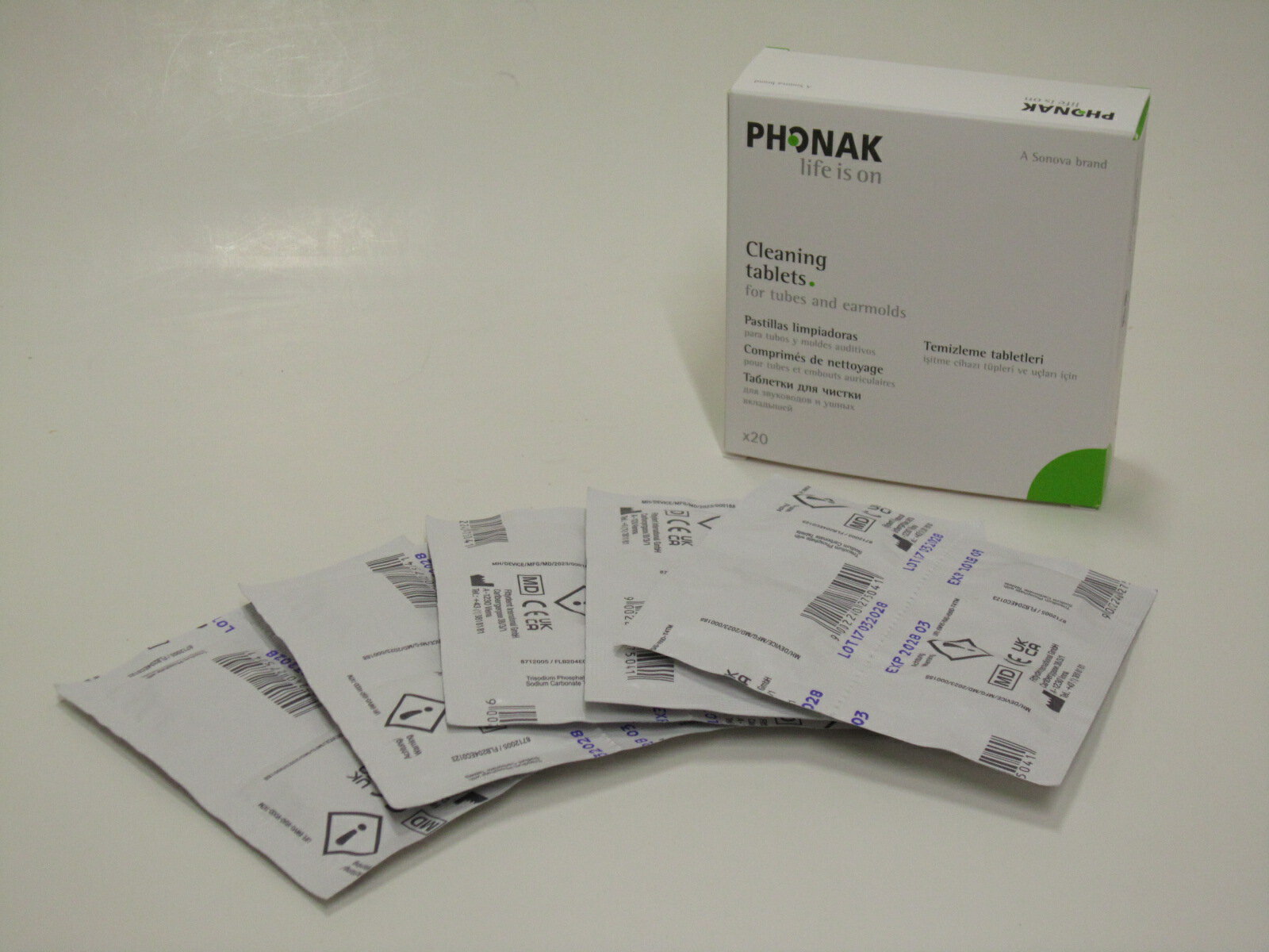 イヤモールド洗浄剤洗浄剤 20個入