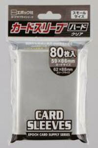 カードスリーブ　スモールサイズ対応　ハード　エポック社　ウルトラプロ　カードプロテクター