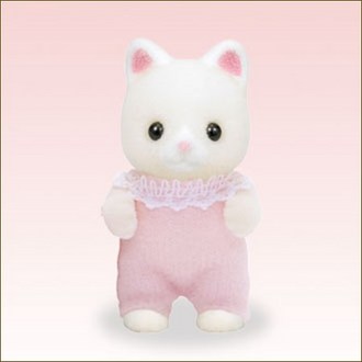 乐天商城 - シルバニアファミリー　シルクネコの赤ちゃん ギフト プレゼント