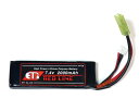 ET1 レッドライン Li-Po リポバッテリー 7.4V 2000mAh ミニSサイズ ETR220B 電動ガン サバゲー メール便 ネコポス可