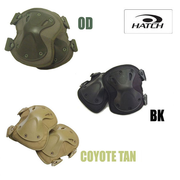 実物 HATCH XTAK KNEE PAD ニーパッド プロテクター BK OD COYOTE TAN サバゲー 装備 サバイバルゲーム