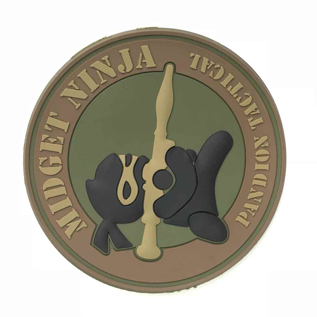 ベルクロパッチ Midget Ninja RPG Patch ワッペン サバゲー 装備 メール便