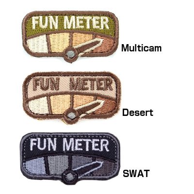 ミルスペックモンキー ファンメーター パッチ マルチカム デザート スワット Mil-Spec Monkey patch Fun Meter SWAT Desert Multicam サバイバルゲーム サバゲー 装備 メール便 ネコポス可