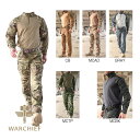 WARCHIEF 第3世代 Gen.3 BDU コンバットシャツ＆パンツ 上下セット 迷彩服 MC グレー CB MCBK MCTP MCAD サバイバルゲーム サバゲー 装備 ミリタリー シューティング コスプレ 在庫限り