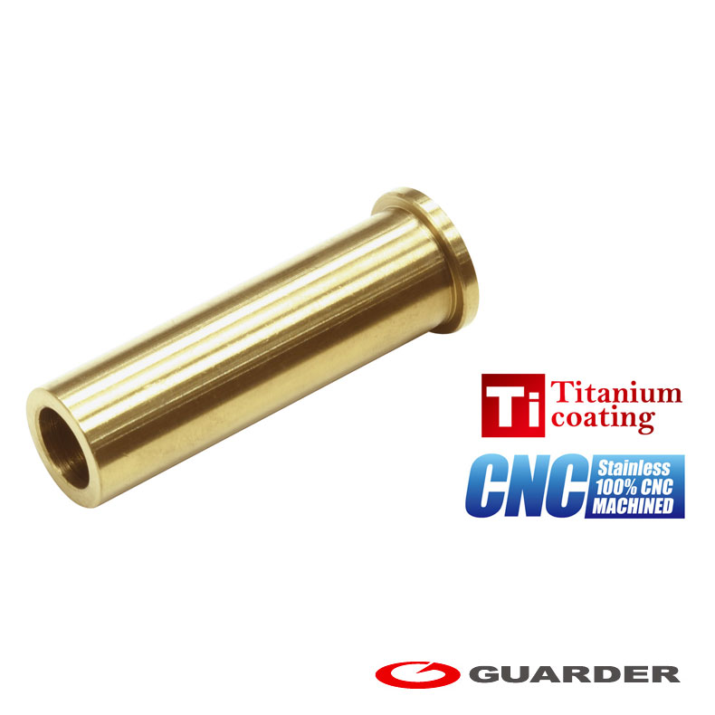 GUARDER ガーダー CAPA-01 ステンレス製 ハイキャパ5.1用リコイル スプリング ガイド プラグ GOLD ゴールド Ti-Coating カスタム オプション パーツ サバイバルゲーム サバゲー 装備 ミリタリー シューティング マッチ メール便 ネコポス