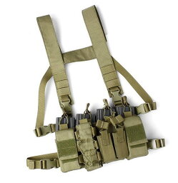 チェストリグ TMC HSP D3 タイプ D-Mittsu Chest Rig チェストリグ KH TMC2077-KK カスタム オプション パーツ サバイバルゲーム サバゲー IPSC スチールチャレンジ シューティング マッチ 装備 ミリタリー