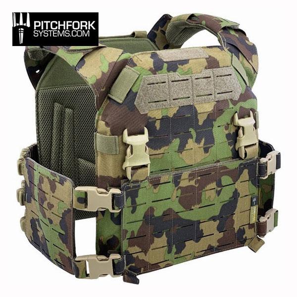 PITCHFORK SYSTEMS MPCモジュラープレートキャリアー TAZ90 スイス迷彩 PS SWISS スイス軍 SwissCamo 40431 サバイバルゲーム サバゲー 装備 ミリタリー
