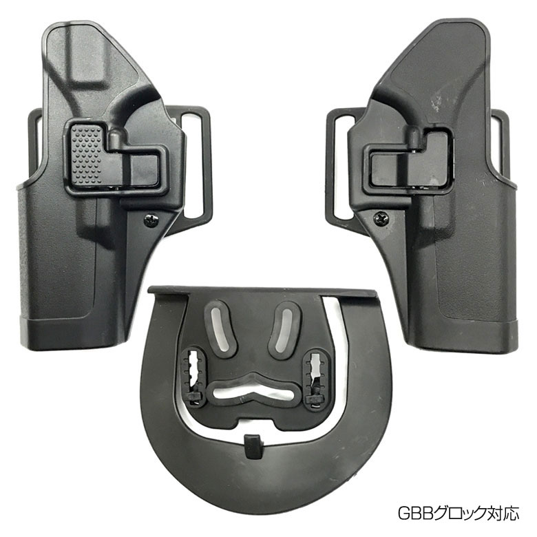ブラックホークtype セルパ GLOCK ホルスター 右用 左用 カスタム オプション パーツ サバイバルゲーム サバゲー IPSC スチールチャレンジ シューティング マッチ 装備 ミリタリー
