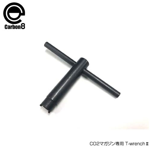 Carbon8 カーボネイト CO2マガジン専用 T-wrench2 トレンチ2 バルブレンチ CO2マガジン用ガス放出バルブ締め直し専用工具 全モデル対応 ツール tool 工具 カスタム オプション パーツ サバイバルゲーム サバゲー シューティング マッチ 装備 ミリタリー メール便 ネコポス